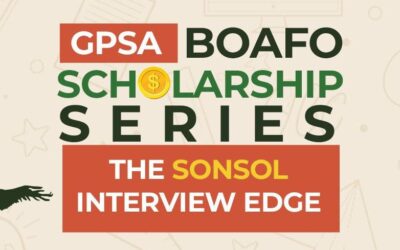 GPSA Boafo Scholarship Series: The Sonsol Interview Edge
